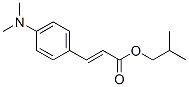 3-[4-(ジメチルアミノ)フェニル]プロペン酸2-メチルプロピル 化学構造式