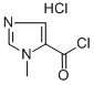 1-Methyl-1H-imidazole-5-carbonyl chloride hydrochloride Structure