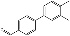 3,4-二甲基联苯-4-甲醛,343604-05-7,结构式