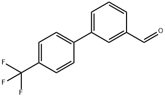 4'-トリフルオロメチル-ビフェニル-3-カルブアルデヒド 化学構造式