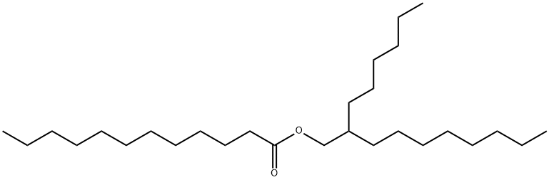 十二酸-2-己基癸基酯, 34362-27-1, 结构式
