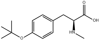 (S)-3-(4-tert-butoxyphenyl)-2-(MethylaMino)propanoic acid Structure