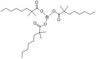 ネオデカン酸ビスマス(III) 化学構造式