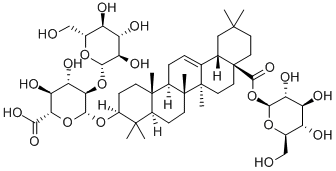 人参皂苷RO, 34367-04-9, 结构式