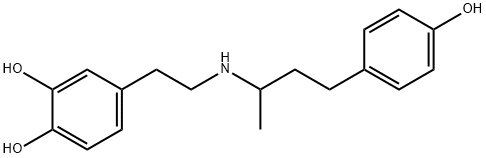 多巴酚丁胺,34368-04-2,结构式