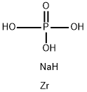 sodium zirconium hydrogen bis(phosphate) Structure