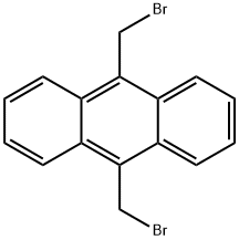 9,10-Bis(bromomethyl)anthracene Struktur