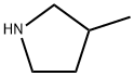 3-メチルピロリジン 化学構造式