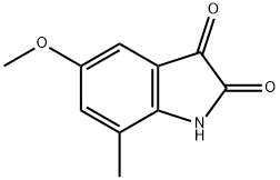7-METHYL-5-METHOXY ISATIN,343774-48-1,结构式
