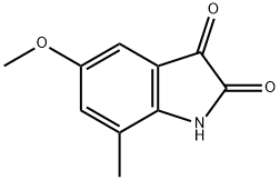 7-METHYL-5-METHOXY ISATIN Structure