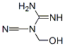 N-シアノ-N-(ヒドロキシメチル)グアニジン 化学構造式
