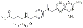 氨甲叶酸二甲基酯, 34378-65-9, 结构式