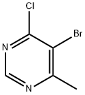 5-ブロモ-4-クロロ-6-メチルピリミジン 化学構造式