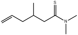 5-Hexenethioamide,  N,N,3-trimethyl- 结构式