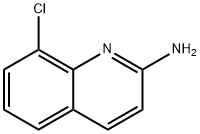 8-CHLOROQUINOLIN-2-AMINE 化学構造式