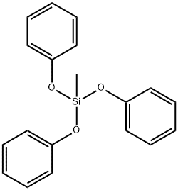 Methyltriphenoxysilane Struktur