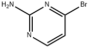 2-Pyrimidinamine, 4-bromo- (9CI) Struktur