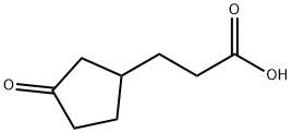 3-(3-氧代环戊基)丙酸, 34399-77-4, 结构式