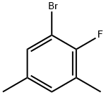 5‐ブロモ‐4‐フルオロ‐M‐キシレン 化学構造式