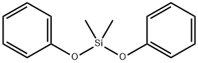 ジフェノキシジメチルシラン 化学構造式