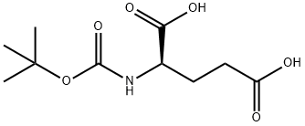 BOC-D-谷氨酸 结构式