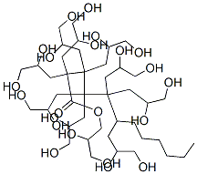 ラウリン酸ポリグリセリル-10 化学構造式