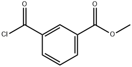 间苯二甲酸单甲酯单酰氯, 3441-03-0, 结构式