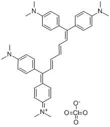 DIMETHYL[4-[1,7,7-TRIS(4-DIMETHYLAMINOPHENYL)-2,4,6-HEPTATRIENYLIDENE]-2,5-CYCLOHEXADIEN-1-YLIDENE]AMMONIUM PERCHLORATE