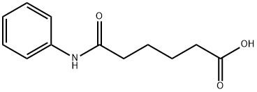 6-オキソ-6-(フェニルアミノ)ヘキサン酸 化学構造式
