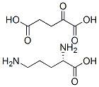 (L)-ornithine 2-oxoglutarate Struktur