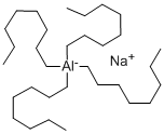 sodium tetraoctylaluminate Struktur
