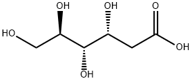 2-deoxygluconic acid Struktur