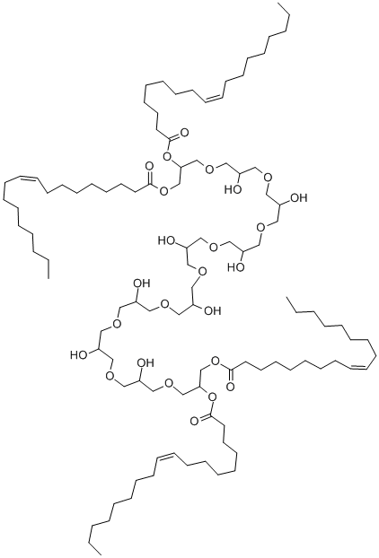 聚甘油-10 四油酸酯,34424-98-1,结构式