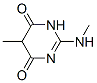 4,6(1H,5H)-Pyrimidinedione, 5-methyl-2-(methylamino)- (9CI) 结构式