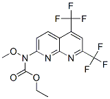Carbamic acid, [5,7-bis(trifluoromethyl)-1,8-naphthyridin-2-yl]methoxy-, ethyl ester (9CI) Struktur