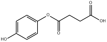 Mono(4-hydroxyphenyl) succinate Structure