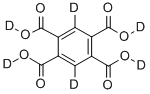 1,2,4,5-BENZENETETRACARBOXYLIC ACID-D6 Structure