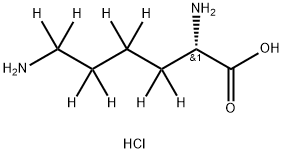 L-LYSINE-3,3,4,4,5,5,6,6-D8 HCL Structure