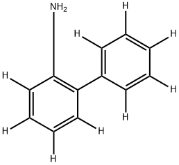 2-アミノジフェニル-D9 化学構造式