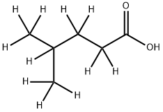 4-METHYLPENTANOIC-D11 ACID Structure