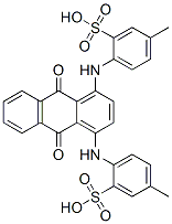 2,2'-[(9,10-Dihydro-9,10-dioxo-1,4-anthracenediyl)diimino]bis[5-methylbenzenesulfonic acid] Structure