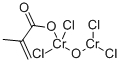 tetrachloro-mu-methacrylato-mu-oxodichromium Struktur