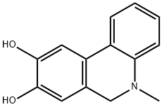 8,9-PHENANTHRIDINEDIOL, 5,6-DIHYDRO-5-METHYL- Structure