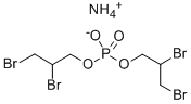 ammonium bis(2,3-dibromopropyl) phosphate Structure