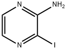 2-アミノ-3-ヨードピラジン 化学構造式