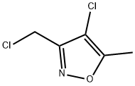 Isoxazole, 4-chloro-3-(chloromethyl)-5-methyl- (9CI) Struktur