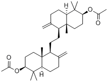 α‐オノセリンジアセタート 化学構造式