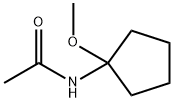 Acetamide, N-(1-methoxycyclopentyl)- (9CI) 结构式