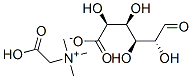 N-(カルボキシメチル)-N,N-ジメチルメタンアミニウム・D-グルクロン酸 化学構造式
