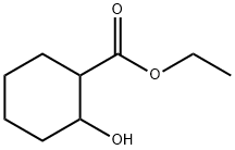 2-ヒドロキシシクロヘキサンカルボン酸エチル 化学構造式